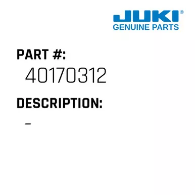 - - Juki #40170312