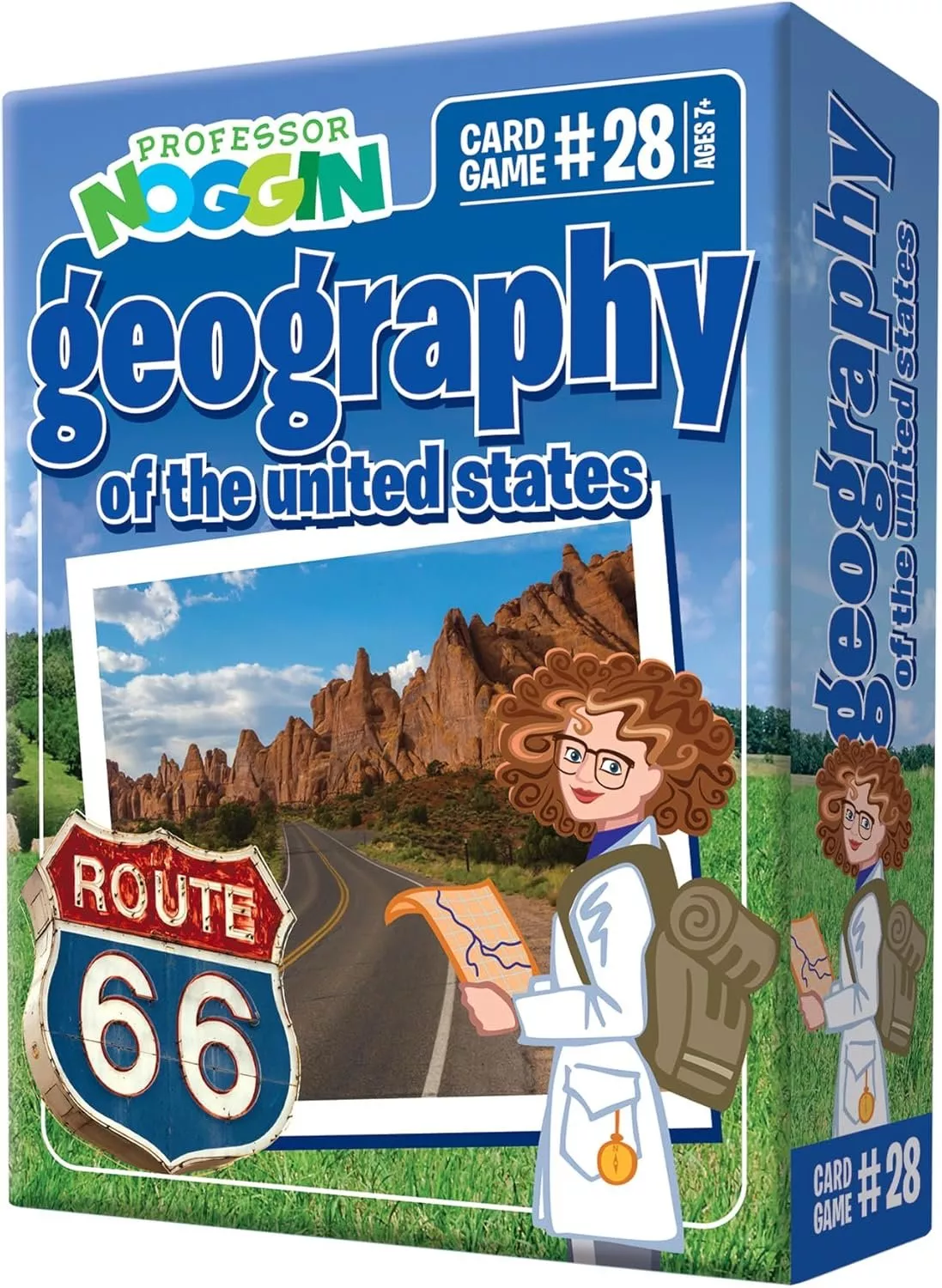   Professor Noggin's Geography of The United States Trivia Card Game