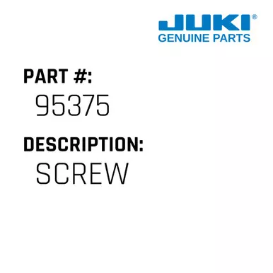 Screw - Juki #95375