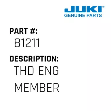 Thd Eng Member - Juki #81211