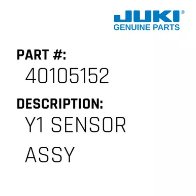 Y1 Sensor Assy - Juki #40105152