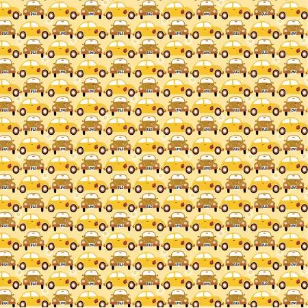 Yellow Beep Beep Hey Love Bug by Poppie Cotton BG25136