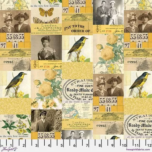 Yellow Collage || Tim Holtz Palette Yellow