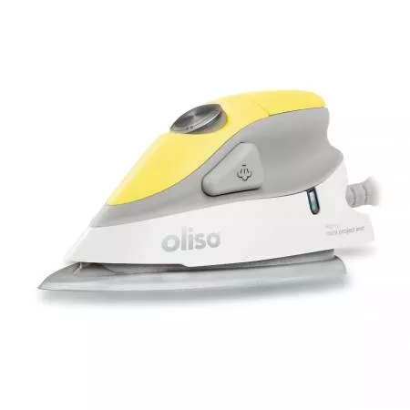 Yellow Oliso Mini Iron With Trivet M2Pro