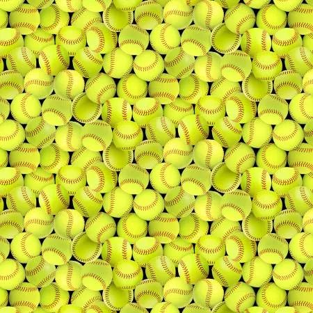 Yellow Packed Softball by Timeless Treasurers
