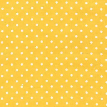 Yellow White Polka Dot Cozy Cotton Flannel Robert Kaufman