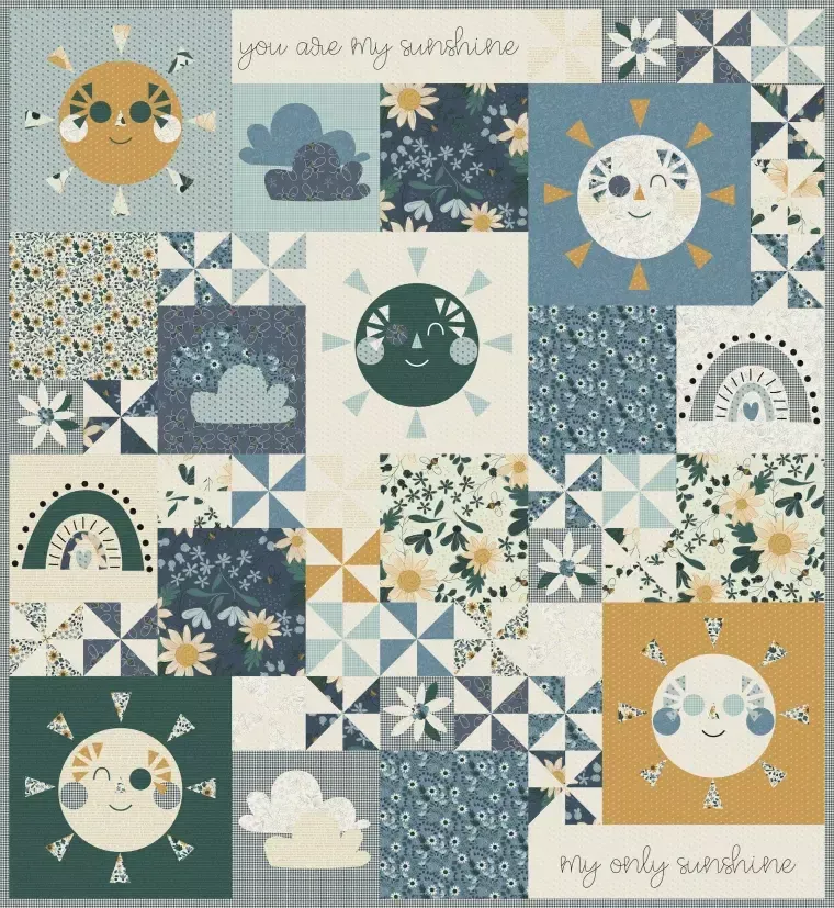 You Are My Sunshine Applique Pattern