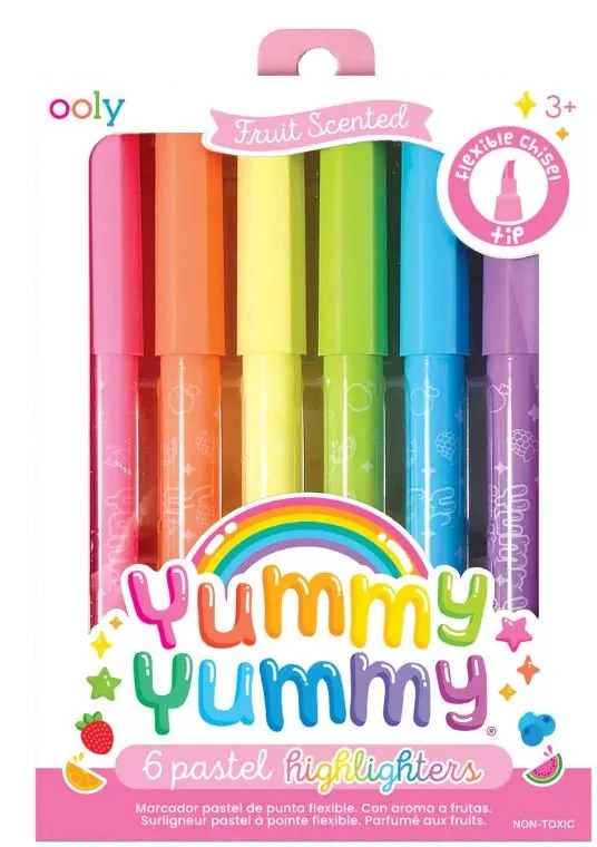 Yummy Yummy Scented Highlighters - Set of 6 OOLY
