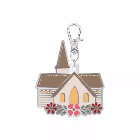 Zipper Pull Charm Lori Holt Enamel Happy Charm Chapel Zipper Pull Charms