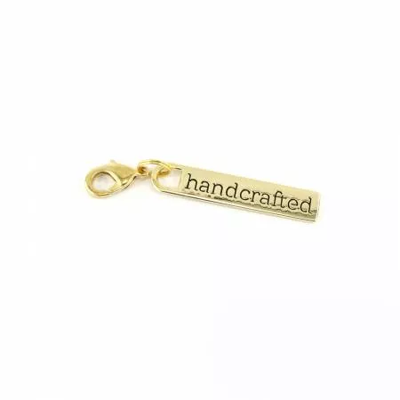 Zipper Pull Handcrafted In Gold
